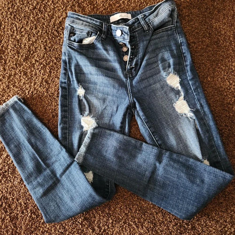 Kancan Ripped Jeans - Picture 1 of 2